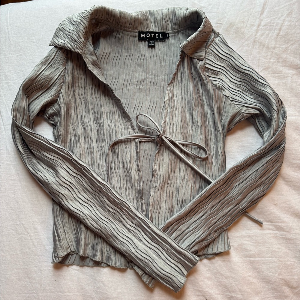 Motel Rocks Grey Women's Top